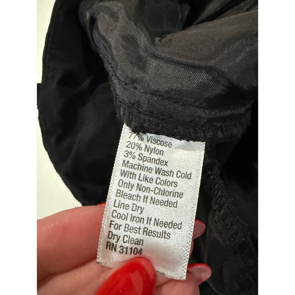 The Limited Black Career Pants Size 10 Bootcut Stretch Dress Office - Picture 3 of 9